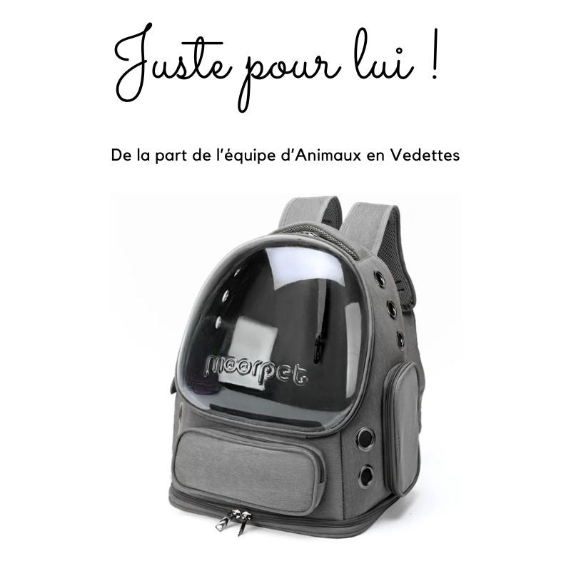 Sac à dos de transport + Ebook offert !! 🎁 - Animaux en vedettes